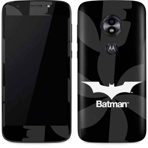 DC Comics Batman Dark Knight Logo Moto E5 Play Skin