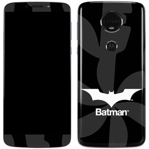 DC Comics Batman Dark Knight Logo Moto E5 Plus Skin
