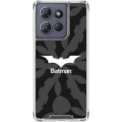 DC Comics Batman Dark Knight Logo Moto G 5G (2025) Clear Case