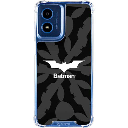 DC Comics Batman Dark Knight Logo Moto G Play 4G (2024) Clear Case