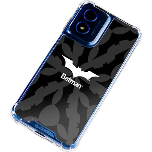 DC Comics Batman Dark Knight Logo Moto G Play 4G (2024) Clear Case