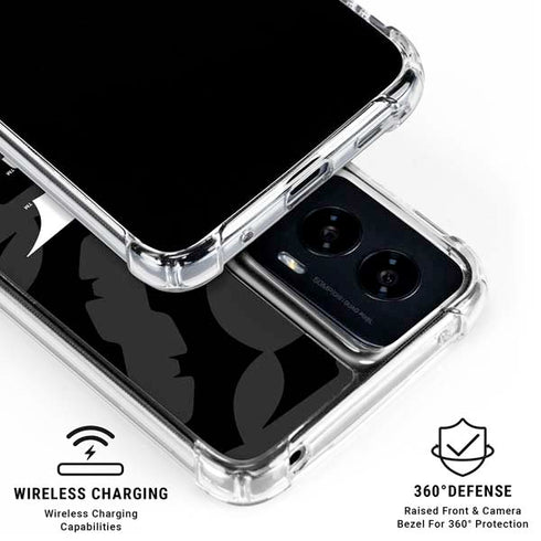 DC Comics Batman Dark Knight Logo Moto G Power 5G (2024) Clear Case