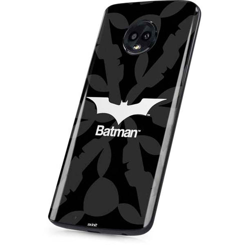 DC Comics Batman Dark Knight Logo Moto G6 Skin