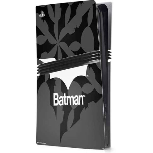 DC Comics Batman Dark Knight Logo PS5 Pro Console Skin