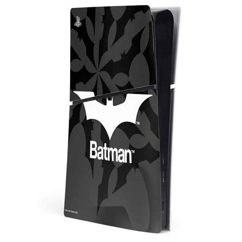 DC Comics Batman Dark Knight Logo PS5 Slim Digital Edition Console Skin