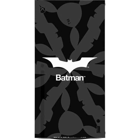 DC Comics Batman Dark Knight Logo XBox Series X Digital Edition Console Skin