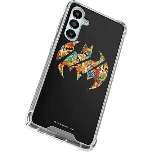 DC Comics Batman Silhouette Logo Vintage Pattern Galaxy A16 5G Clear Case