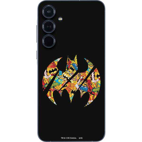 DC Comics Batman Silhouette Logo Vintage Pattern Galaxy A36 5G Skin