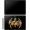 DC Comics Batman Silhouette Logo Vintage Pattern Galaxy Book 12in Skin