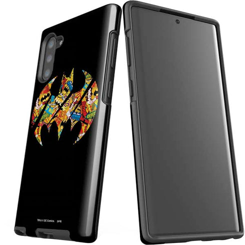 DC Comics Batman Silhouette Logo Vintage Pattern Galaxy Note 10 Pro Case