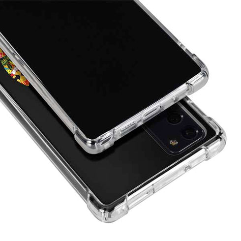 DC Comics Batman Silhouette Logo Vintage Pattern Galaxy Note20 5G Clear Case