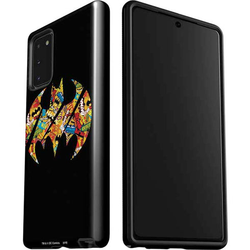 DC Comics Batman Silhouette Logo Vintage Pattern Galaxy Note20 5G Pro Case