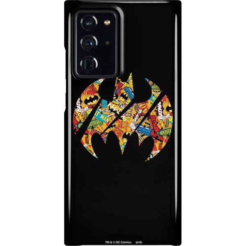 DC Comics Batman Silhouette Logo Vintage Pattern Galaxy Note20 Ultra 5G Lite Case