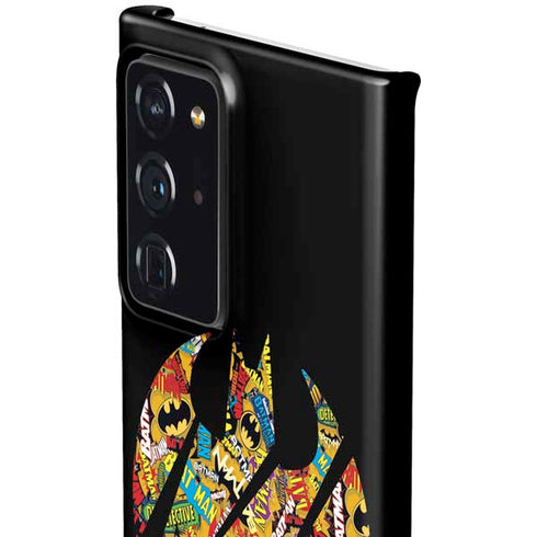 DC Comics Batman Silhouette Logo Vintage Pattern Galaxy Note20 Ultra 5G Lite Case