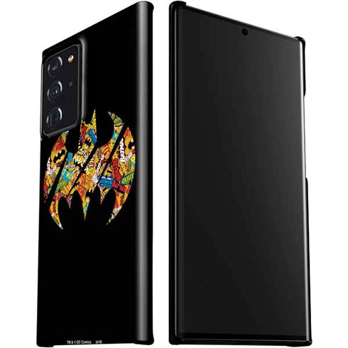 DC Comics Batman Silhouette Logo Vintage Pattern Galaxy Note20 Ultra 5G Lite Case