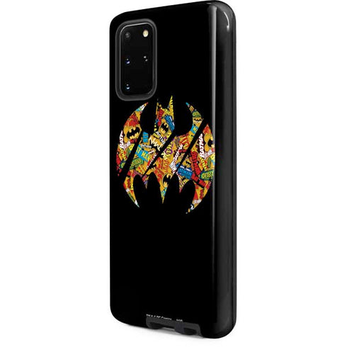 DC Comics Batman Silhouette Logo Vintage Pattern Galaxy S20 Plus Pro Case
