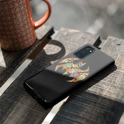 DC Comics Batman Silhouette Logo Vintage Pattern Galaxy S20 Pro Case