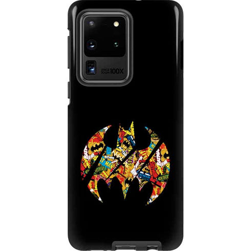 DC Comics Batman Silhouette Logo Vintage Pattern Galaxy S20 Ultra 5G Pro Case