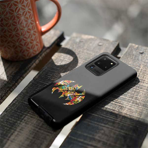 DC Comics Batman Silhouette Logo Vintage Pattern Galaxy S20 Ultra 5G Pro Case