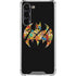 DC Comics Batman Silhouette Logo Vintage Pattern Galaxy S24 FE Clear Case