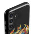 DC Comics Batman Silhouette Logo Vintage Pattern Galaxy S25 Impact Case