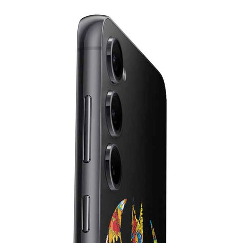 DC Comics Batman Silhouette Logo Vintage Pattern Galaxy S25 Plus Skin