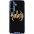 DC Comics Batman Silhouette Logo Vintage Pattern Galaxy S25 Clear Case