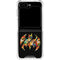 DC Comics Batman Silhouette Logo Vintage Pattern Galaxy Z Flip6 Clear Case