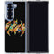 DC Comics Batman Silhouette Logo Vintage Pattern Galaxy Z Fold6 Clear Case