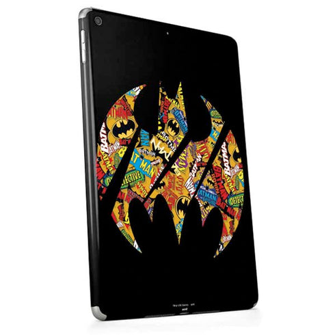 DC Comics Batman Silhouette Logo Vintage Pattern Apple iPad Skin