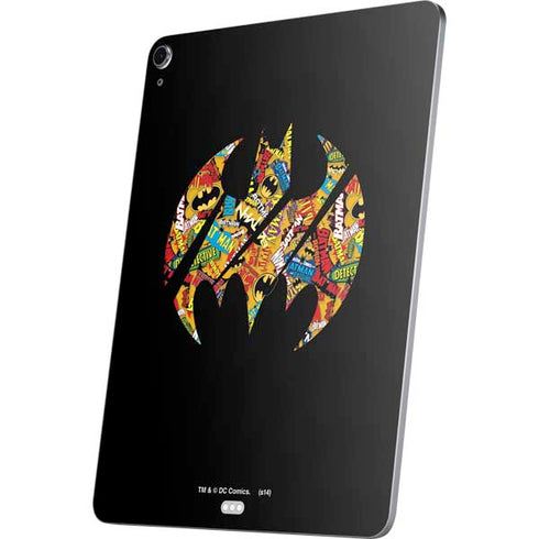 DC Comics Batman Silhouette Logo Vintage Pattern Apple iPad Air Skin