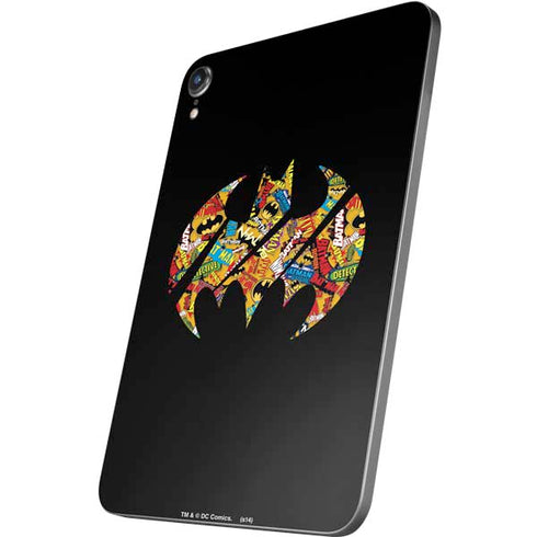 DC Comics Batman Silhouette Logo Vintage Pattern Apple iPad Mini Skin