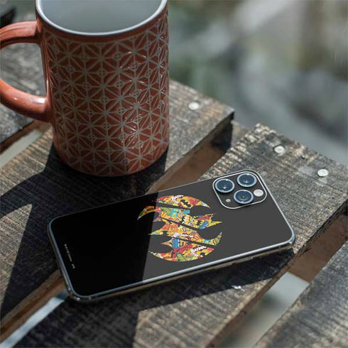 DC Comics Batman Silhouette Logo Vintage Pattern iPhone 11 Pro Skin
