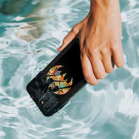 DC Comics Batman Silhouette Logo Vintage Pattern iPhone 11 Pro Waterproof Case