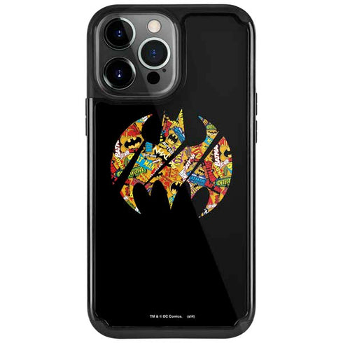 DC Comics Batman Silhouette Logo Vintage Pattern iPhone Cases