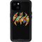 DC Comics Batman Silhouette Logo Vintage Pattern iPhone 15 Plus Waterproof Case