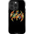 DC Comics Batman Silhouette Logo Vintage Pattern iPhone 15 Pro Impact Case