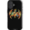 DC Comics Batman Silhouette Logo Vintage Pattern iPhone 16 Impact Case
