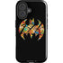 DC Comics Batman Silhouette Logo Vintage Pattern iPhone 16 Impact Case