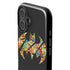 DC Comics Batman Silhouette Logo Vintage Pattern iPhone 16 Impact Case