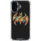 DC Comics Batman Silhouette Logo Vintage Pattern iPhone 16 Plus Clear Case