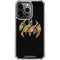 DC Comics Batman Silhouette Logo Vintage Pattern iPhone 16 Pro Max Clear Case