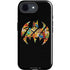 DC Comics Batman Silhouette Logo Vintage Pattern iPhone 16e Impact Case