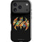 DC Comics Batman Silhouette Logo Vintage Pattern iPhone 18 Pro Impact Case
