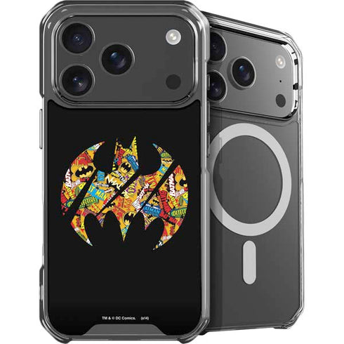 DC Comics Batman Silhouette Logo Vintage Pattern iPhone 18 Pro Max MagSafe Case