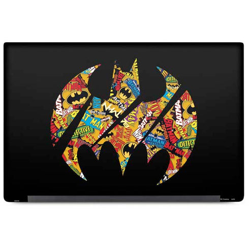 DC Comics Batman Silhouette Logo Vintage Pattern Dell Latitude Skin