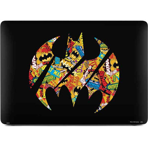 DC Comics Batman Silhouette Logo Vintage Pattern Apple MacBook Air Skin