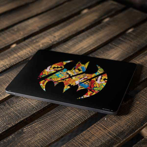 DC Comics Batman Silhouette Logo Vintage Pattern Apple MacBook Air Skin