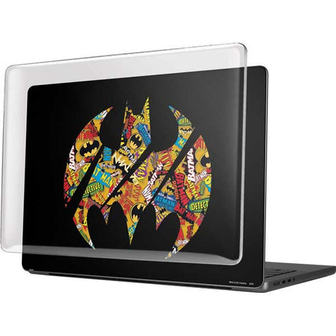 DC Comics Batman Silhouette Logo Vintage Pattern MacBook Pro 14in (2021-24) Case plus Skin