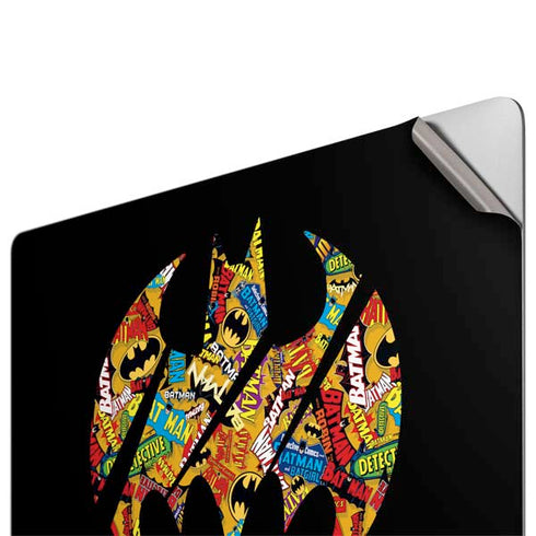 DC Comics Batman Silhouette Logo Vintage Pattern Apple MacBook Pro 16-inch Skin